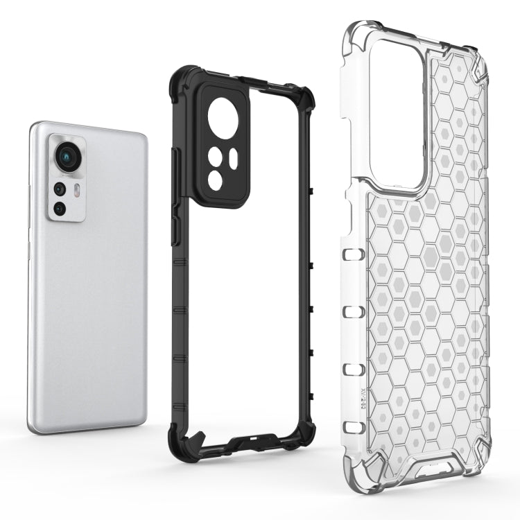 PC a nido d'ape antiurto + custodia per telefono in TPU, For Xiaomi 12 5G, For Xiaomi 12 Pro