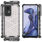 PC a nido d'ape antiurto + custodia per telefono in TPU, For Xiaomi 12 5G, For Xiaomi 12 Pro