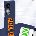 Cinturino da polso Skin Feel Cassa del telefono per PC smerigliata, For Huawei P50 Pocket