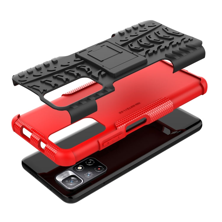 Texture gomma TPU + custodia per telefono PC, For Xiaomi Redmi Note 11 5G