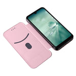 Custodia per telefono in PU con vibrazione orizzontale magnetica in fibra di carbonio, For Sharp Aquos Wish SHG06, For Xiaomi 12 5G
