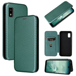 Custodia per telefono in PU con vibrazione orizzontale magnetica in fibra di carbonio, For Sharp Aquos Wish SHG06, For Xiaomi 12 5G