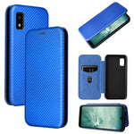 Custodia per telefono in PU con vibrazione orizzontale magnetica in fibra di carbonio, For Sharp Aquos Wish SHG06, For Xiaomi 12 5G