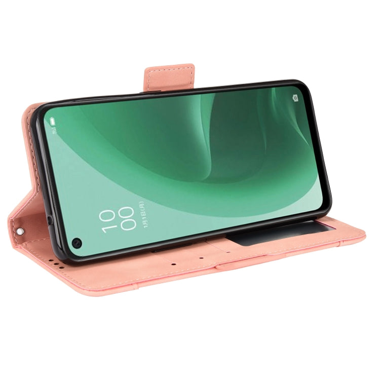 Custodia per telefono in pelle con motivo in pelle di vitello, For OPPO A55s 5G JP Version, For OPPO Reno7 5G, For OPPO Reno7 Pro 5G, For OPPO Realme Narzo 50A