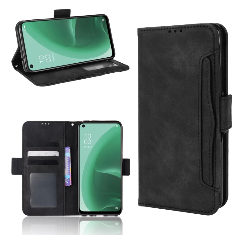 Custodia per telefono in pelle con motivo in pelle di vitello, For OPPO A55s 5G JP Version, For OPPO Reno7 5G, For OPPO Reno7 Pro 5G, For OPPO Realme Narzo 50A