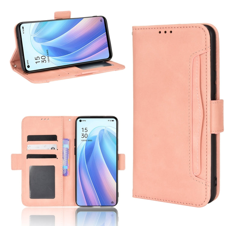 Custodia per telefono in pelle con motivo in pelle di vitello, For OPPO A55s 5G JP Version, For OPPO Reno7 5G, For OPPO Reno7 Pro 5G, For OPPO Realme Narzo 50A