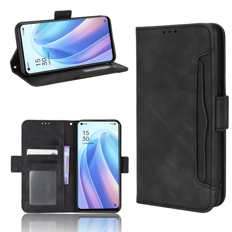 Custodia per telefono in pelle con motivo in pelle di vitello, For OPPO A55s 5G JP Version, For OPPO Reno7 5G, For OPPO Reno7 Pro 5G, For OPPO Realme Narzo 50A