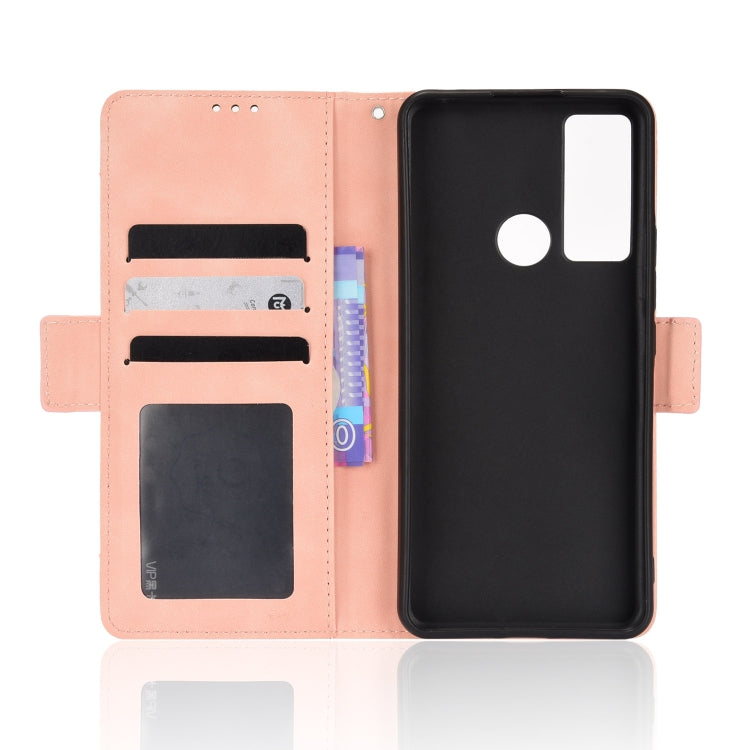 Custodia per telefono in pelle con motivo in pelle di vitello, For TCL 20 XE, For TCL 20Y / Alcatel 1S 2021, For TCL 205, For vivo Y3s 2021