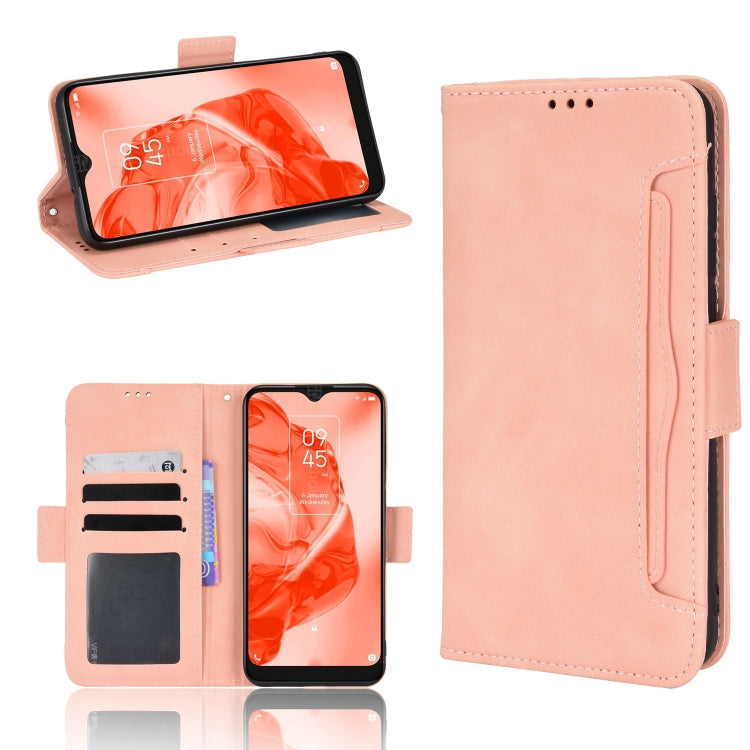 Custodia per telefono in pelle con motivo in pelle di vitello, For TCL 20 XE, For TCL 20Y / Alcatel 1S 2021, For TCL 205, For vivo Y3s 2021