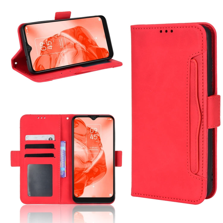 Custodia per telefono in pelle con motivo in pelle di vitello, For TCL 20 XE, For TCL 20Y / Alcatel 1S 2021, For TCL 205, For vivo Y3s 2021