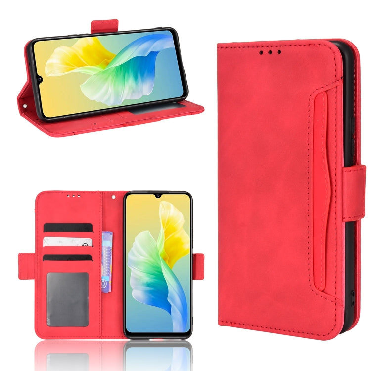Custodia per telefono in pelle con motivo in pelle di vitello, For vivo S10e / V23e 4G / 5G, For vivo Y15s 2021 / Y15a, For Infinix Hot 11, For Infinix Note 11 Pro