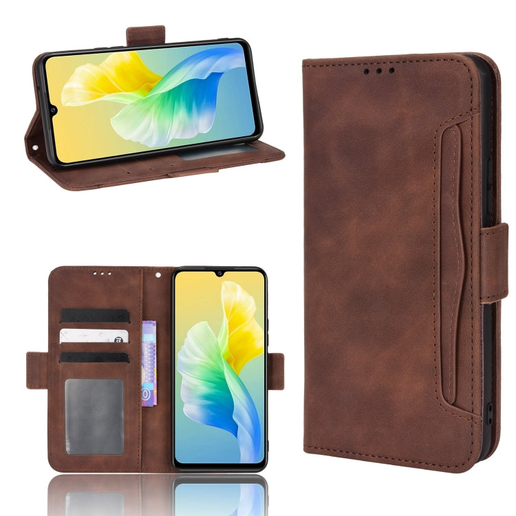 Custodia per telefono in pelle con motivo in pelle di vitello, For vivo S10e / V23e 4G / 5G, For vivo Y15s 2021 / Y15a, For Infinix Hot 11, For Infinix Note 11 Pro