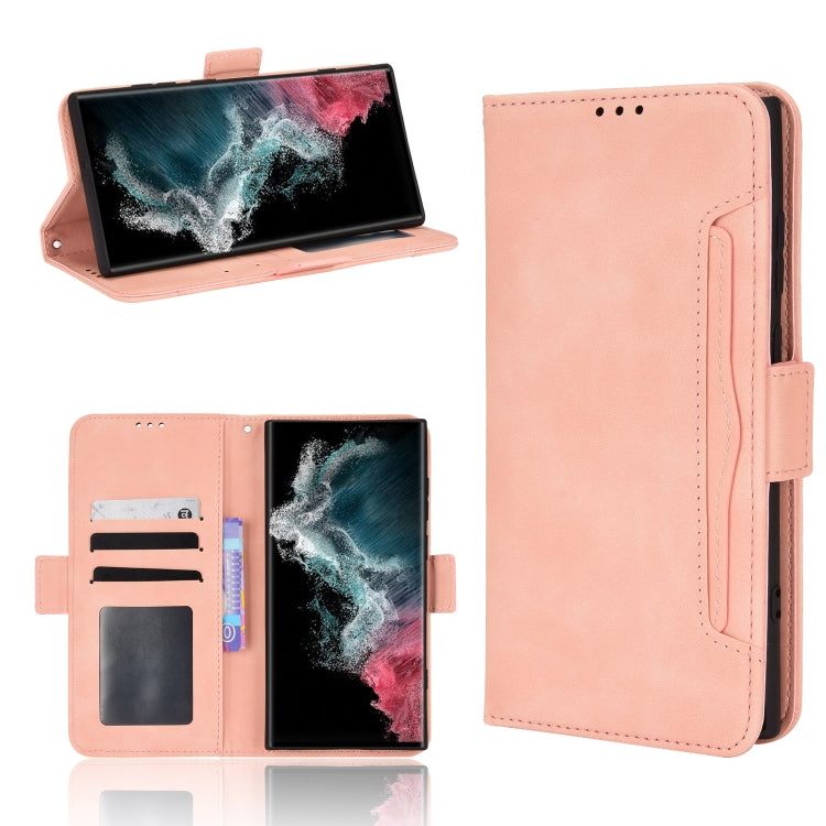 Custodia per telefono in pelle con motivo in pelle di vitello, For Samsung Galaxy S22 Ultra 5G, For Sharp Aquos Wish, For OnePlus 10 Pro 5G, For Umidigi A11s
