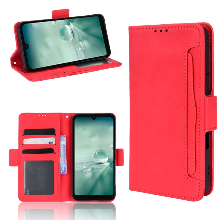 Custodia per telefono in pelle con motivo in pelle di vitello, For Samsung Galaxy S22 Ultra 5G, For Sharp Aquos Wish, For OnePlus 10 Pro 5G, For Umidigi A11s