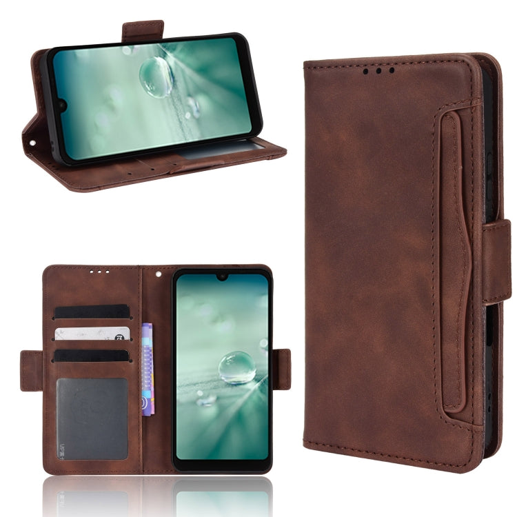 Custodia per telefono in pelle con motivo in pelle di vitello, For Samsung Galaxy S22 Ultra 5G, For Sharp Aquos Wish, For OnePlus 10 Pro 5G, For Umidigi A11s