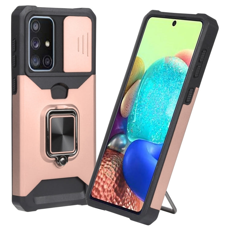 Cover per fotocamera scorrevole Design Custodia per telefono antiurto per PC + TPU, For Samsung Galaxy A03, For Samsung Galaxy A33 5G, For Samsung Galaxy A53 5G