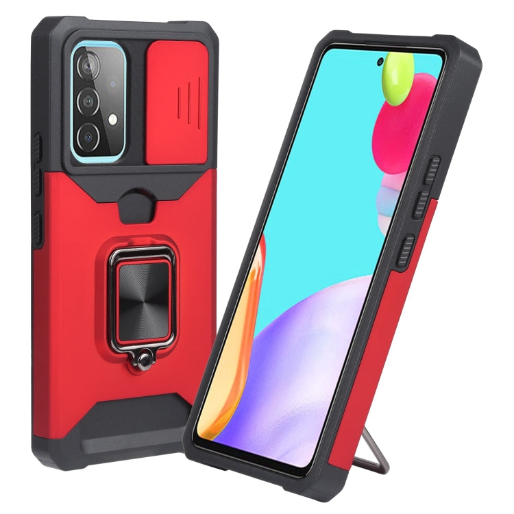 Cover per fotocamera scorrevole Design Custodia per telefono antiurto per PC + TPU, For Samsung Galaxy A03, For Samsung Galaxy A33 5G, For Samsung Galaxy A53 5G