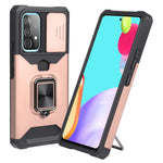 Cover per fotocamera scorrevole Design Custodia per telefono antiurto per PC + TPU, For Samsung Galaxy A03, For Samsung Galaxy A33 5G, For Samsung Galaxy A53 5G