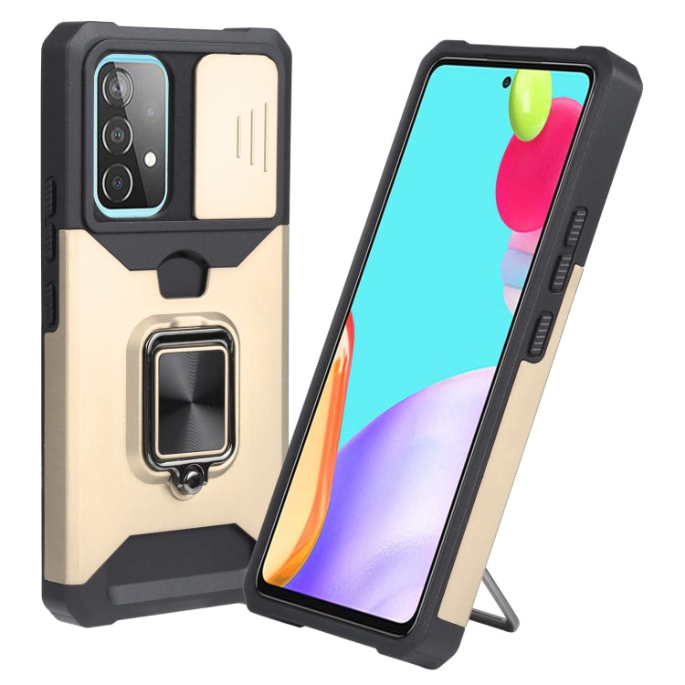 Cover per fotocamera scorrevole Design Custodia per telefono antiurto per PC + TPU, For Samsung Galaxy A03, For Samsung Galaxy A33 5G, For Samsung Galaxy A53 5G