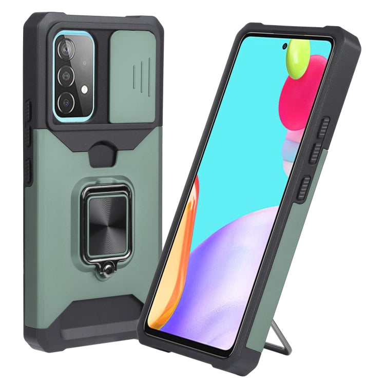 Cover per fotocamera scorrevole Design Custodia per telefono antiurto per PC + TPU, For Samsung Galaxy A03, For Samsung Galaxy A33 5G, For Samsung Galaxy A53 5G