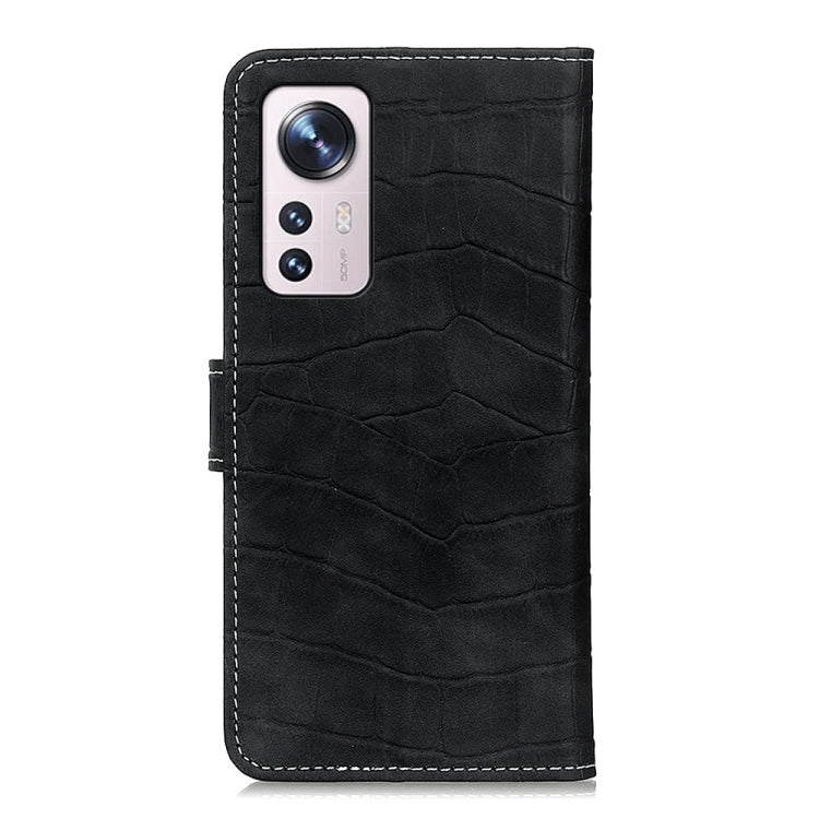 Custodia per cellulare in pelle di coccodrillo, For Xiaomi 12 Pro, For Xiaomi 12 / 12X