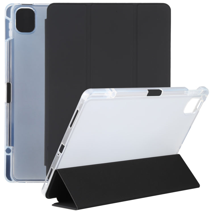 Custodia per tablet in pelle con cover posteriore trasparente, For Xiaomi Mi Pad 5