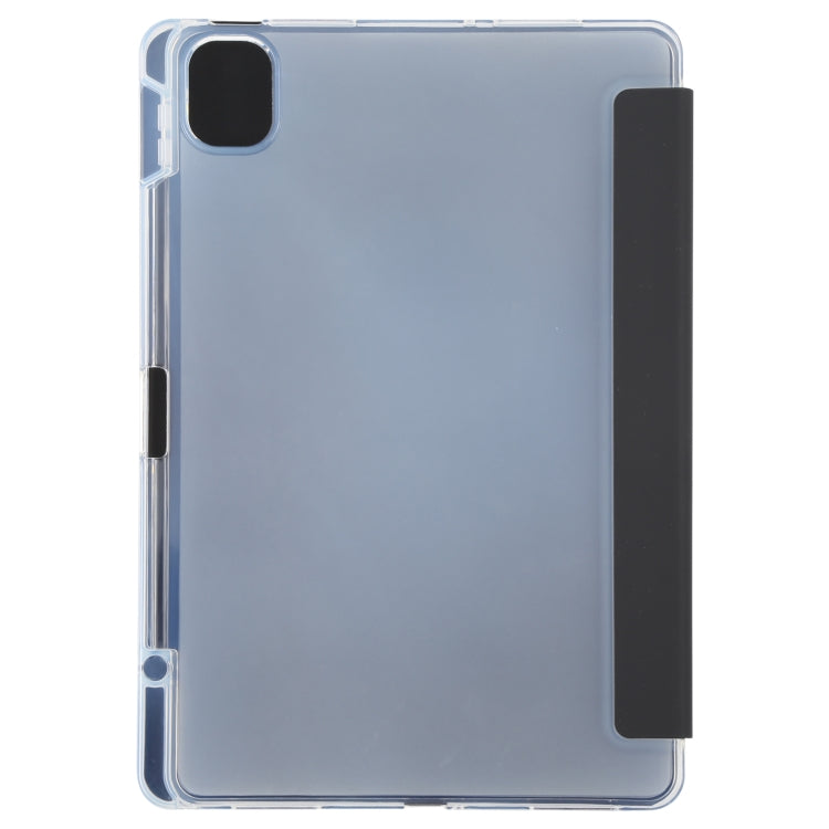 Custodia per tablet in pelle con cover posteriore trasparente, For Xiaomi Mi Pad 5
