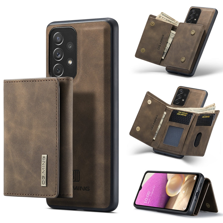DG.MING M1 Series 3-Fold Multi Card Portafoglio + custodia magnetica per telefono, For Samsung Galaxy A13 4G, For Samsung Galaxy A13 5G, For Samsung Galaxy A33 5G, For Samsung Galaxy A53 5G, For Samsung Galaxy A73 5G