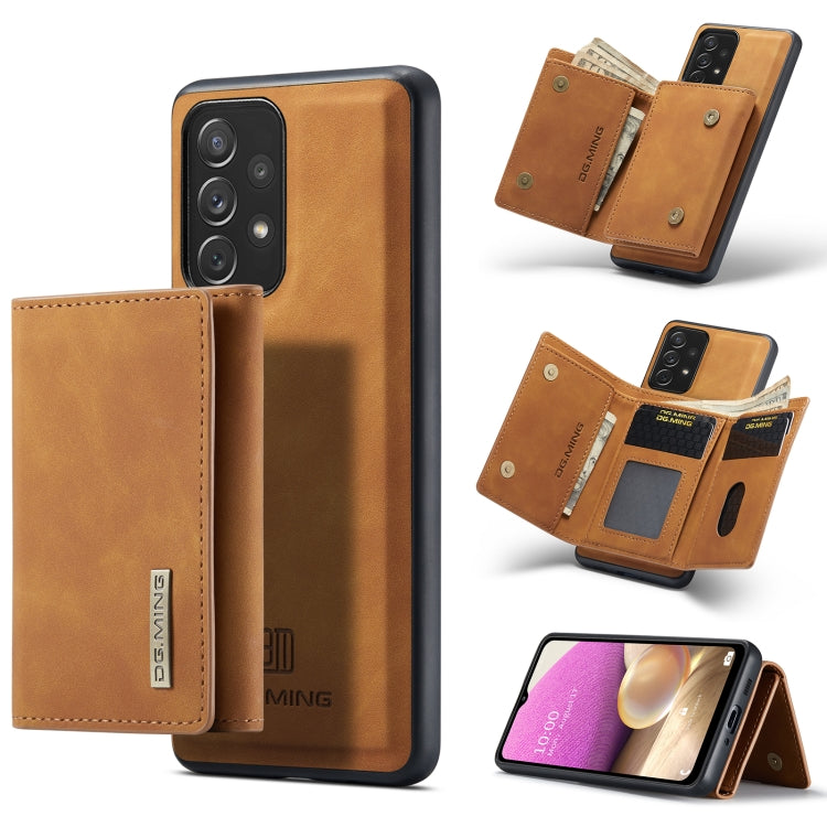 DG.MING M1 Series 3-Fold Multi Card Portafoglio + custodia magnetica per telefono, For Samsung Galaxy A13 4G, For Samsung Galaxy A13 5G, For Samsung Galaxy A33 5G, For Samsung Galaxy A53 5G, For Samsung Galaxy A73 5G
