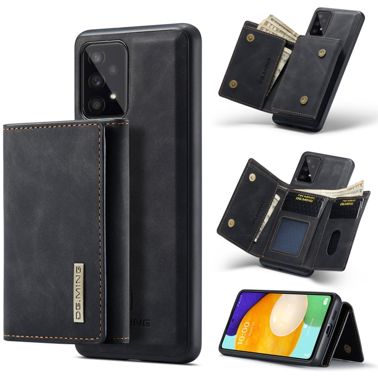 DG.MING M1 Series 3-Fold Multi Card Portafoglio + custodia magnetica per telefono, For Samsung Galaxy A13 4G, For Samsung Galaxy A13 5G, For Samsung Galaxy A33 5G, For Samsung Galaxy A53 5G, For Samsung Galaxy A73 5G