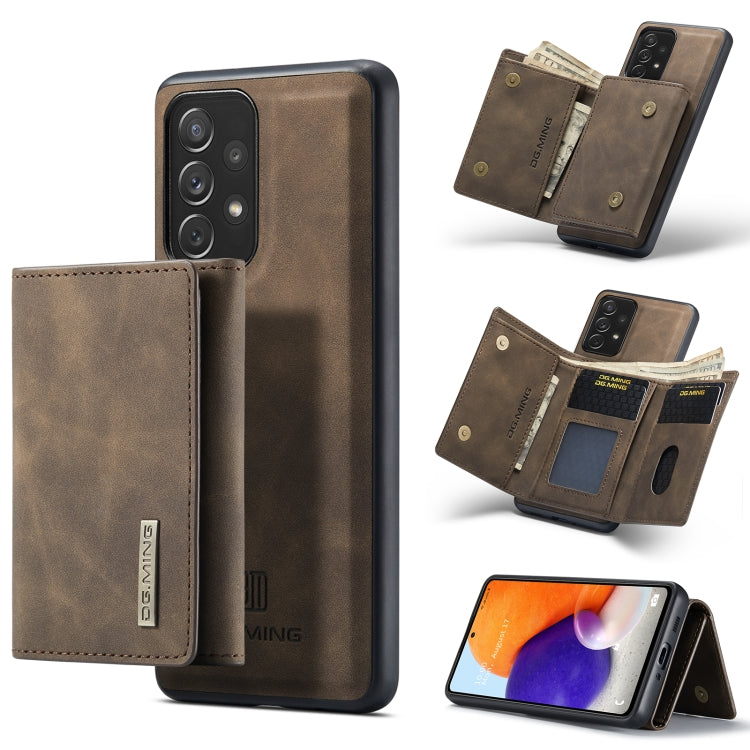 DG.MING M1 Series 3-Fold Multi Card Portafoglio + custodia magnetica per telefono, For Samsung Galaxy A13 4G, For Samsung Galaxy A13 5G, For Samsung Galaxy A33 5G, For Samsung Galaxy A53 5G, For Samsung Galaxy A73 5G