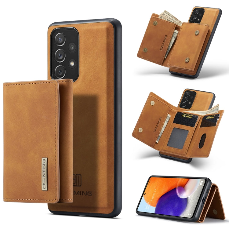 DG.MING M1 Series 3-Fold Multi Card Portafoglio + custodia magnetica per telefono, For Samsung Galaxy A13 4G, For Samsung Galaxy A13 5G, For Samsung Galaxy A33 5G, For Samsung Galaxy A53 5G, For Samsung Galaxy A73 5G