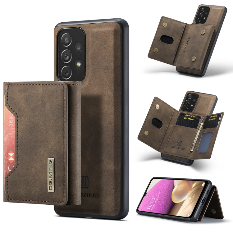 DG.MING M2 Series 3-Fold Multi Card Bag + custodia magnetica per telefono, For Samsung Galaxy A13 4G, For Samsung Galaxy A13 5G, For Samsung Galaxy A33 5G, For Samsung Galaxy A53 5G, For Samsung Galaxy A73 5G