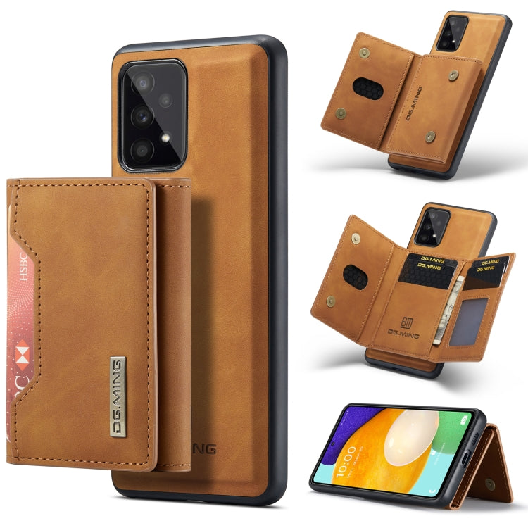 DG.MING M2 Series 3-Fold Multi Card Bag + custodia magnetica per telefono, For Samsung Galaxy A13 4G, For Samsung Galaxy A13 5G, For Samsung Galaxy A33 5G, For Samsung Galaxy A53 5G, For Samsung Galaxy A73 5G