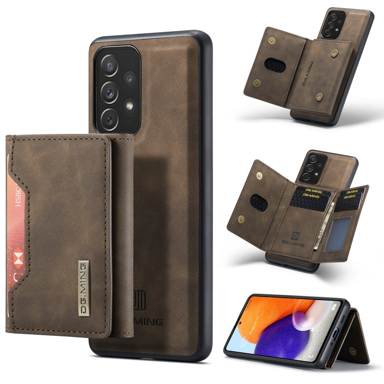 DG.MING M2 Series 3-Fold Multi Card Bag + custodia magnetica per telefono, For Samsung Galaxy A13 4G, For Samsung Galaxy A13 5G, For Samsung Galaxy A33 5G, For Samsung Galaxy A53 5G, For Samsung Galaxy A73 5G