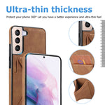 Custodia per telefono ultrasottile antiurto con supporto, For Samsung Galaxy S22 5G, For Samsung Galaxy S22+ 5G, For Samsung Galaxy S22 Ultra 5G