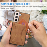 Custodia per telefono ultrasottile antiurto con supporto, For Samsung Galaxy S22 5G, For Samsung Galaxy S22+ 5G, For Samsung Galaxy S22 Ultra 5G