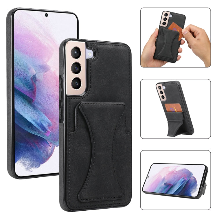 Custodia per telefono ultrasottile antiurto con supporto, For Samsung Galaxy S22 5G, For Samsung Galaxy S22+ 5G, For Samsung Galaxy S22 Ultra 5G