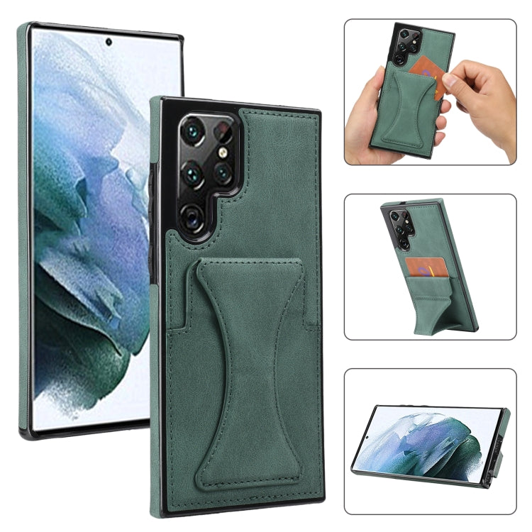 Custodia per telefono ultrasottile antiurto con supporto, For Samsung Galaxy S22 5G, For Samsung Galaxy S22+ 5G, For Samsung Galaxy S22 Ultra 5G