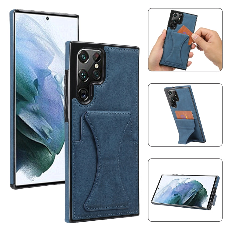 Custodia per telefono ultrasottile antiurto con supporto, For Samsung Galaxy S22 5G, For Samsung Galaxy S22+ 5G, For Samsung Galaxy S22 Ultra 5G