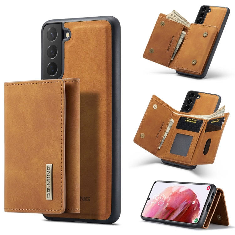 DG.MING M1 Series 3-Fold Multi Card Portafoglio + custodia magnetica per telefono, For Samsung Galaxy S22 5G, For Samsung Galaxy S22+ 5G, For Samsung Galaxy S22 Ultra 5G