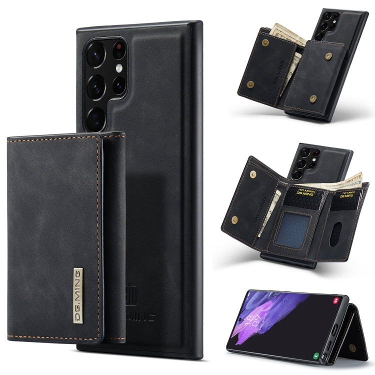 DG.MING M1 Series 3-Fold Multi Card Portafoglio + custodia magnetica per telefono, For Samsung Galaxy S22 5G, For Samsung Galaxy S22+ 5G, For Samsung Galaxy S22 Ultra 5G