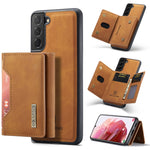 DG.MING M2 Series 3-Fold Multi Card Bag + custodia per telefono con cover posteriore magnetica, For Samsung Galaxy S22 5G, For Samsung Galaxy S22+ 5G, For Samsung Galaxy S22 Ultra 5G