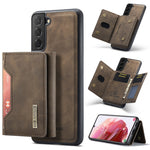 DG.MING M2 Series 3-Fold Multi Card Bag + custodia per telefono con cover posteriore magnetica, For Samsung Galaxy S22 5G, For Samsung Galaxy S22+ 5G, For Samsung Galaxy S22 Ultra 5G
