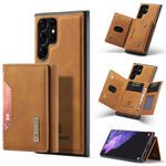 DG.MING M2 Series 3-Fold Multi Card Bag + custodia per telefono con cover posteriore magnetica, For Samsung Galaxy S22 5G, For Samsung Galaxy S22+ 5G, For Samsung Galaxy S22 Ultra 5G