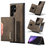DG.MING M2 Series 3-Fold Multi Card Bag + custodia per telefono con cover posteriore magnetica, For Samsung Galaxy S22 5G, For Samsung Galaxy S22+ 5G, For Samsung Galaxy S22 Ultra 5G