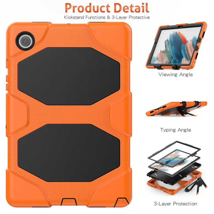 Custodia per tablet in silicone colorato + PC, For Samsung Galaxy Tab A8 10.5 2021 X200 / X205