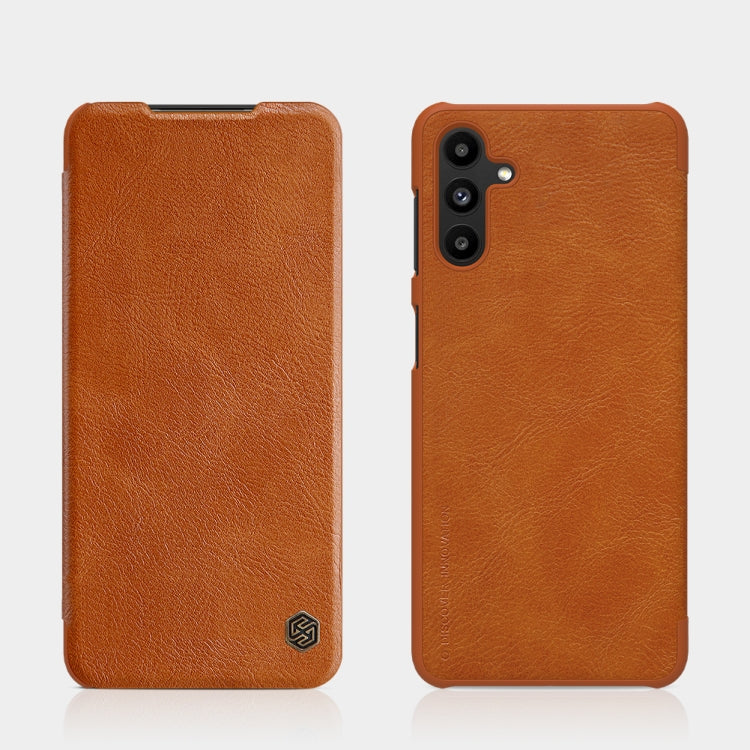 Custodia per telefono in pelle con trama di cavallo pazzo serie NILLKIN QIN, For Samsung Galaxy A13 5G, For Samsung Galaxy A33 5G