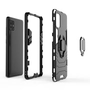 Custodia TPU antiurto con anello magnetico per Galaxy A71