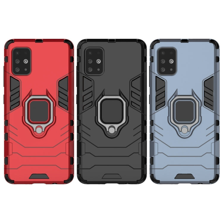Custodia TPU antiurto con anello magnetico per Galaxy A71